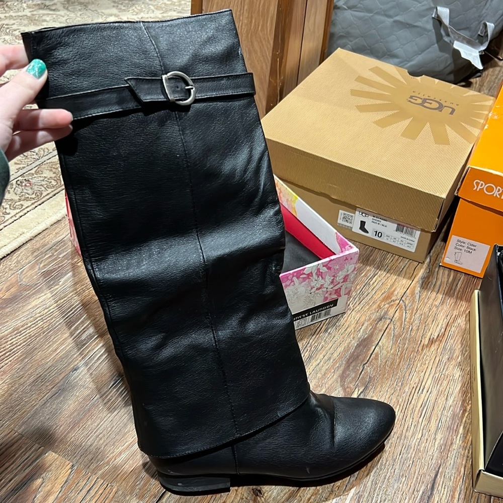 Black Tall Boots